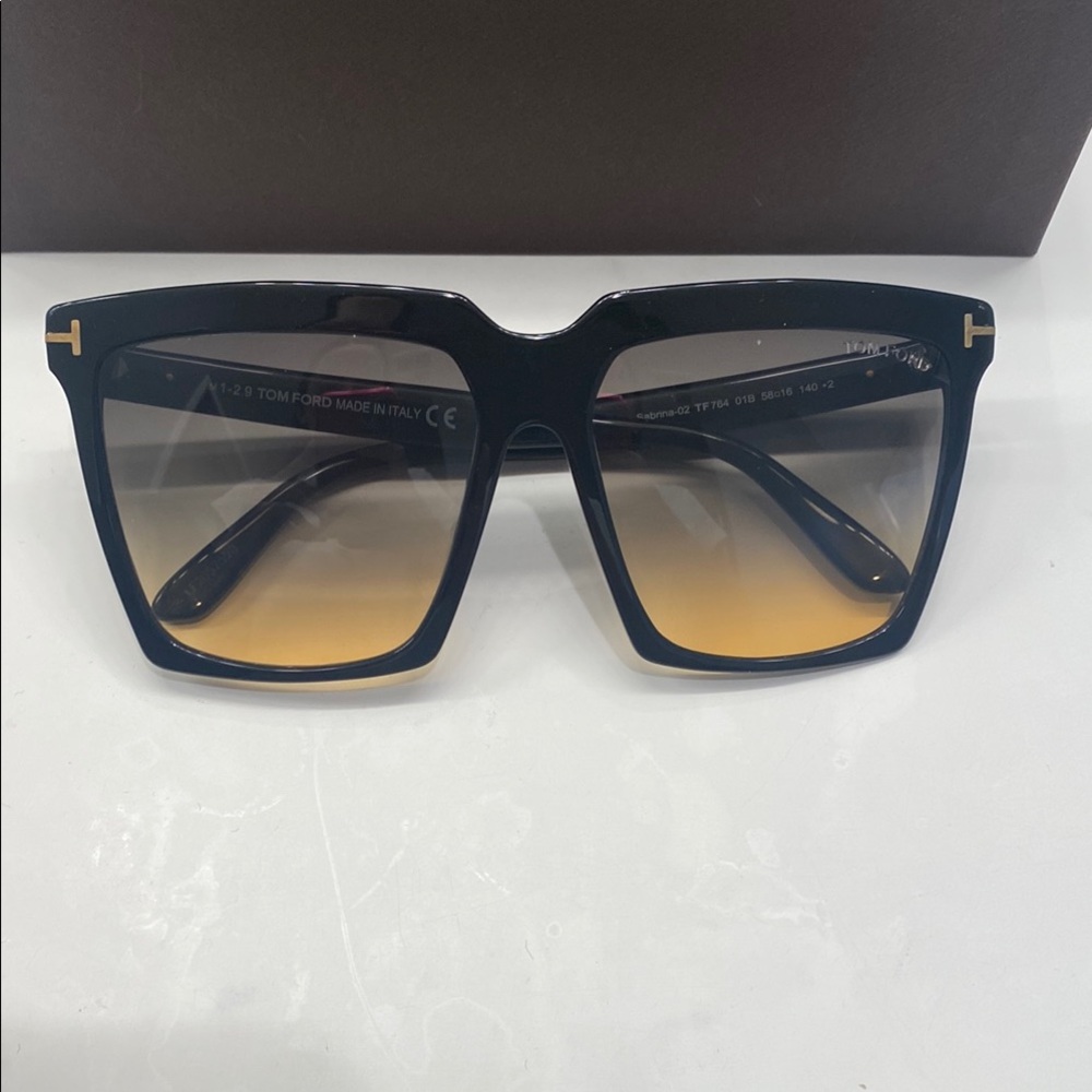 Tom Ford Dark Brown Box with Gold Logo